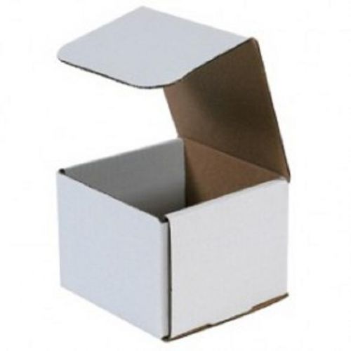 Corrugated cardboard shipping boxes mailers 5&#034; x 5&#034; x 4&#034; (bundle of 50) for sale