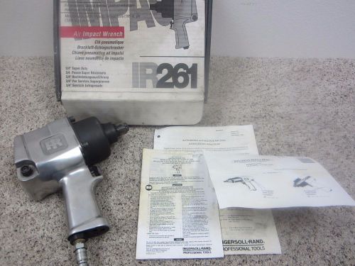Ingersoll rand ir-261 super-duty air 3/4 - inch impact wrench #l-o for sale