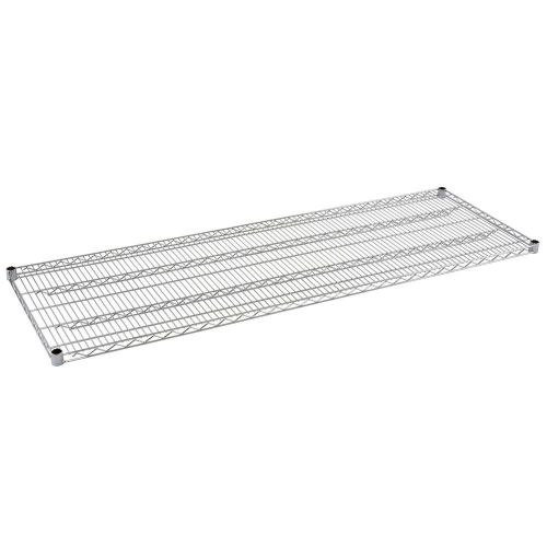 72 in. W x 18 in. D Steel Wire Shelf in Chrome  Restaurant Storage AB51467