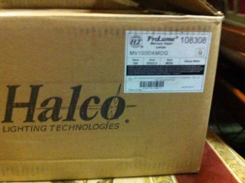 Halco Prolume 100 Watt Vapor Bulb Case 12 Mogal base