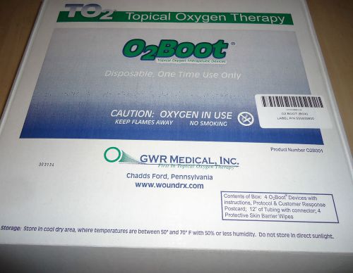 Medical TO2 boot O2Boot Topical Oxygen Therapy device foot leg hyperbaric 4piece