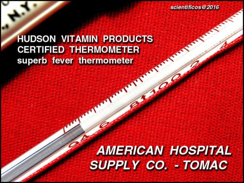 American hospital supply  medical / fever thermometer w/case-excellent condition for sale