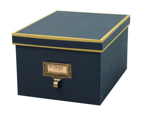 Cargo Atheneum Photo/Supply Box Blue 5-1/2 by 10 by 7-1/2-Inch