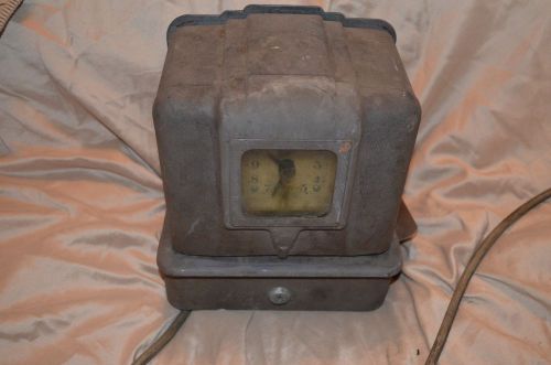 I vintage time punch clock simplex time recording co.  jcp14r4 for parts for sale