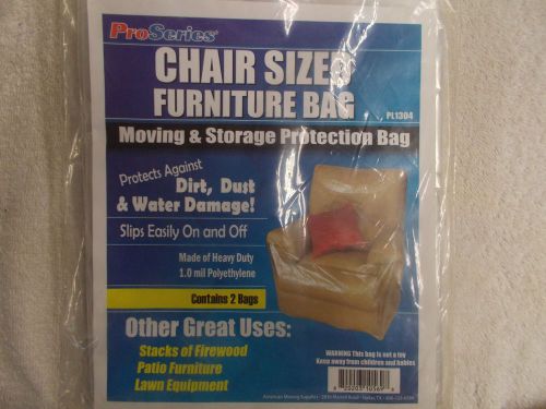 American moving supplies proseries chair bag 2 pk pl1304 for sale