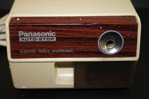 Vintage Panasonic Electric Pencil Sharpener KP-110 with Auto Stop Made in Japan