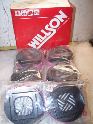 (6) BOX OF 6 NEW WILLSON T41 HEPA ORGANIC FILTER CARTRIDGES 14190043