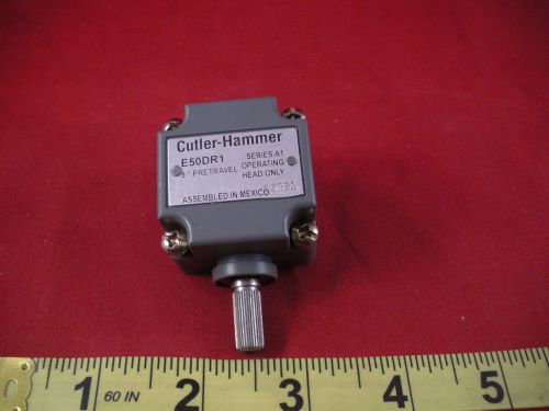 Cutler Hammer E50DR1 Limit Switch Side Rotary Operating Head A1 used