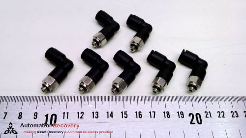 LEGRIS 3169-06-19 - PACK OF 7 - PUSH-TO-CONNECT ELBOW FITTINGS, TUBE, NE #214679