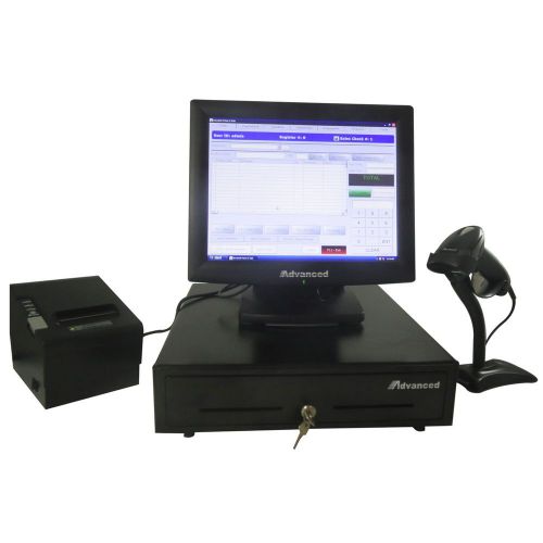 Point of sale pos system all in one touch screen 15&#034; 320gb retail or restaurant for sale
