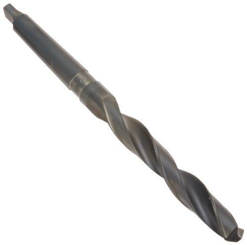 Drill America DWDTSMM Series High-Speed Steel Taper Shank Drill Bit, Black Oxide