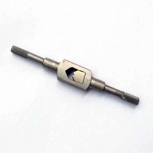 130mm Long Metal Hand Tool M2 to M4 Gray Adjustable Tap Reamer Wrench Holder