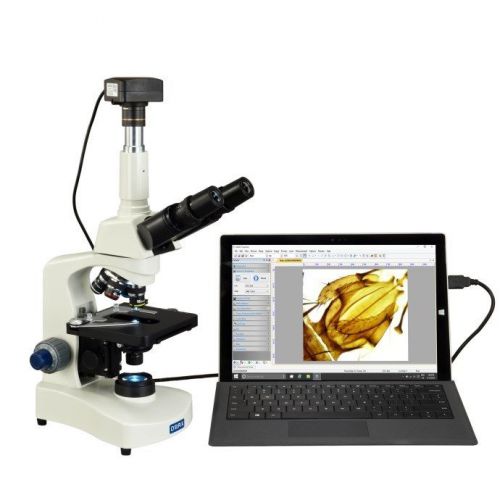 Omax 40x-2000x usb3 14mp lab compound siedentopf trinocular led microscope for sale