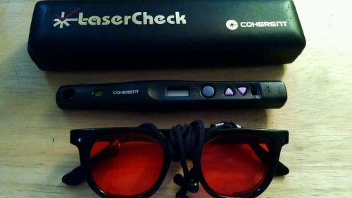 Coherent Laser Check with Laser Safety Glasses