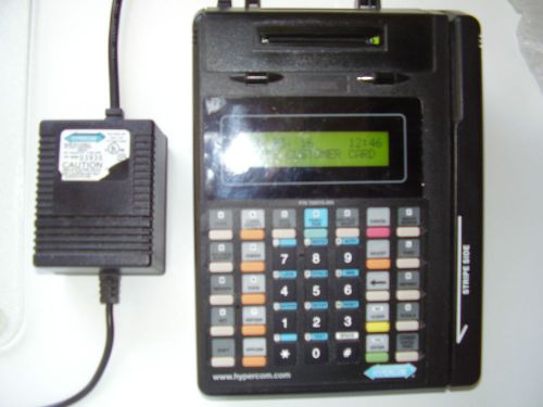Hypercom t7p-t pos credit card machine reader for sale