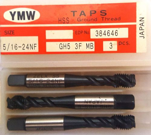 3-YMW  NC Tap 5/16-24NF GH5 3FL MP EDP#384646