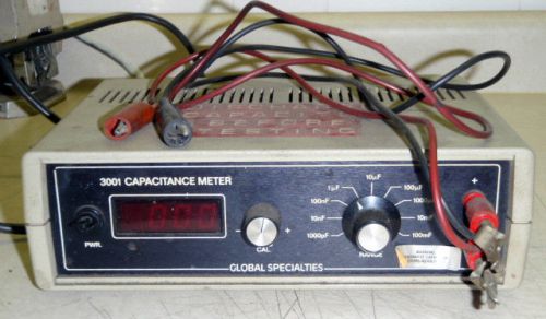 Global specialties corporation 3001 capacitance meter _ 3oo1 for sale