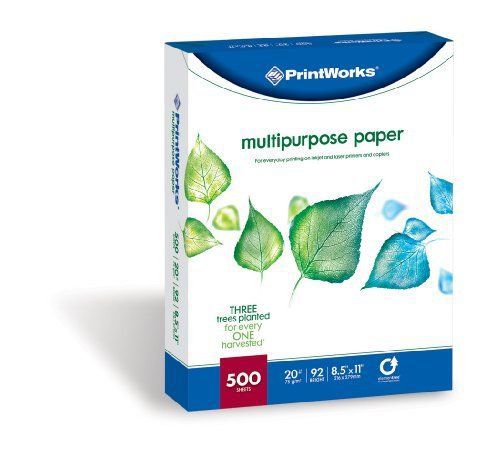 PrintWorks Printworks Multipurpose Paper, 500 Sheets, 8.5 x 11 Inches (00006)