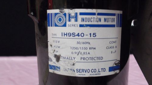 Induction motor type ih9s40-15 for sale