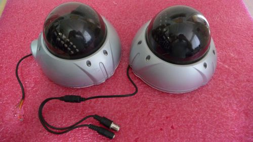 Two of SPECO VL-650IRVF COLOR VANDAL &amp; WEATHERPROOF IR SECURITY DOME CAMERA