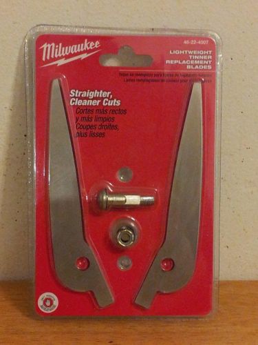 Milwaukee Lightweight Tinner Replacement Blades For 13&#034; Tinner 48-22-4006 NEW