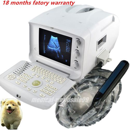 3d digital vet animals ultrasound scanner ultrasonic machine+trans-rectal probe for sale