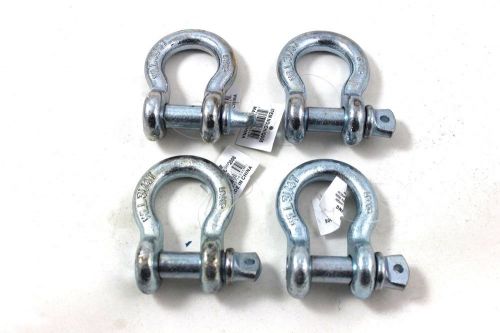 4 PACK 5/8&#034; Alloy Clevis Screw Pin Anchor Shackle Bow
