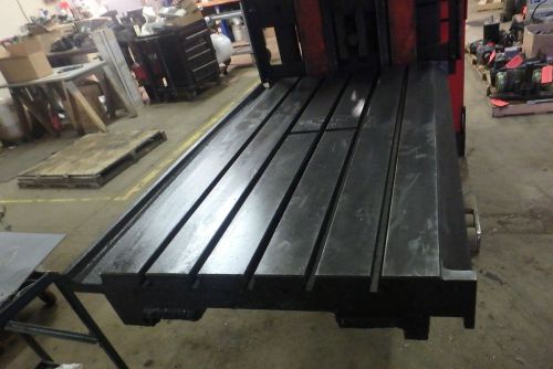 48&#034; x 31.25&#034; x 6&#034; steel welding t-slotted table cast iron layout plate  5 t-slot for sale