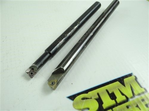 PAIR OF 3/8&#034; SHANK MICRO INDEXABLE BORING BARS SWUCR