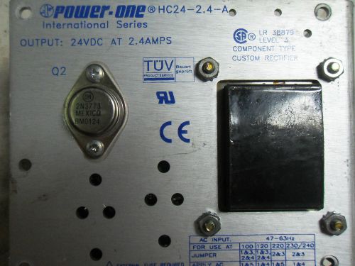 (Q5-4) 1 POWER-ONE HC24-2.4-A HC2424A POWER SUPPLY