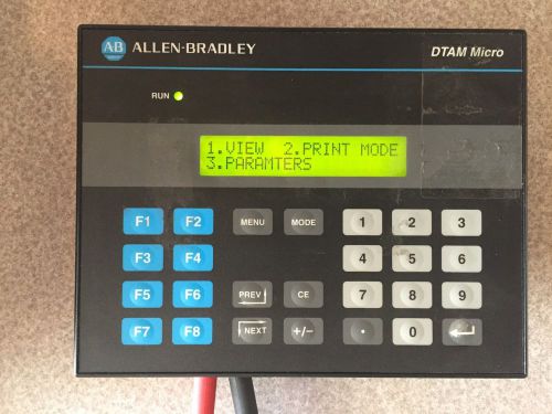 Allen Bradley, DTAM Micro, 2707-M485P3 Interface Panel SERIES D REV A