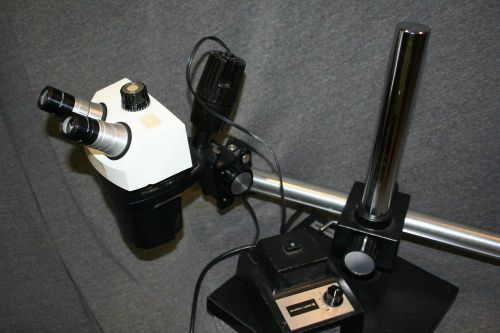 Bausch &amp; lamb inspection microscope w/ stand *free shipping* for sale