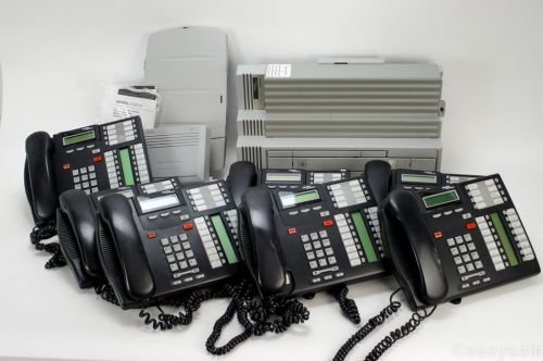 Nortel Norstar CICS Business Office Phone System Meridian w/ (6) T7316 Caller ID