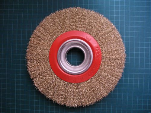 (l0t of 2) - 7&#034; wire wheel brush 175mm  bench grinder for sale