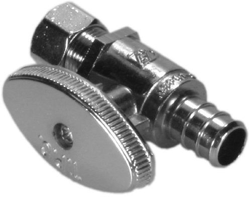 Aviditi 30679avi straight ball valve supply stop tpc, 1/2-inch pex by 3/8-inch for sale