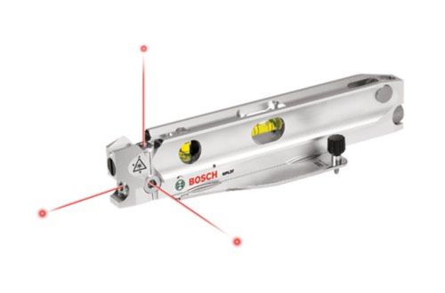 Bosch gpl3t 3-point torpedo laser alignment kit precision vials and edge tools for sale