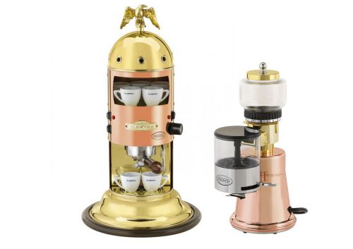 Elektra mini verticale a1 machine grinder ms espresso set copper &amp; brass 220v for sale