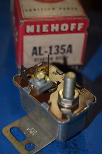 NOS Niehoff AL-135A Starter Relay  Restoration Car Truck Ignition Parts