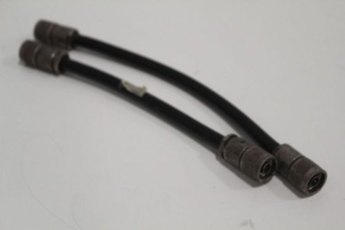 Pair of Amphenol RF UG-21D/U 91836 BNC 91236-21D Coaxial Male Connector Cables