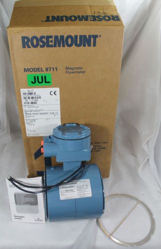New 3 inch emerson rosemount 8711 magnetic wafer flowmeter with transmitter for sale