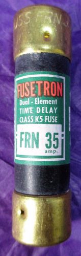1 fusetron fuse time delay frn 35 fuses k5 35 amp a 250v motors feeders electric for sale