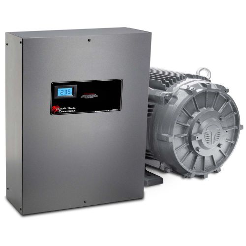 25 hp rotary phase converter - tefc, voltage display, industrial grade - gp25nlv for sale