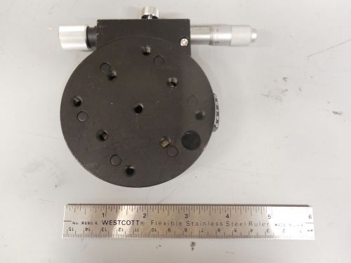 Melles Griot Newport Micrometer Driven Manual Rotation Stage