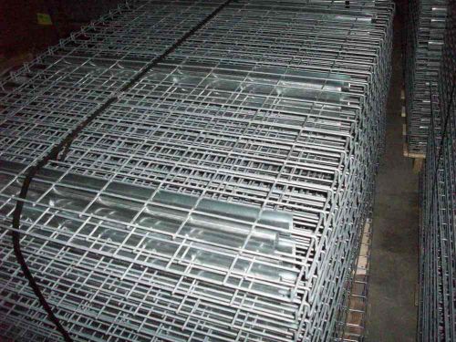 New 42&#034; x 53&#034; wire mesh decking waterfall front &amp; back 3c galv. for sale