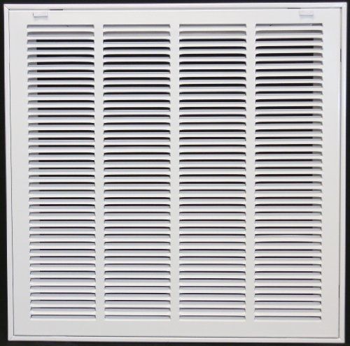 Hvac premium 20&#034; x 20&#034; return filter grille - easy air flow - flat stamped face for sale