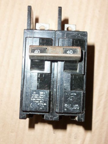 Ite siemens bq2 bq2b040 40 amp 2 pole circuit breaker for sale