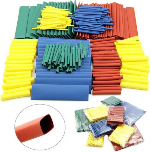 260pcs assortment 2:1 heat ag shrink tubing o c tube sleeving wrap wire 8 sizes for sale