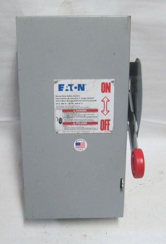 Eaton heavy duty disconnect switch 30a dh361ugk usg for sale