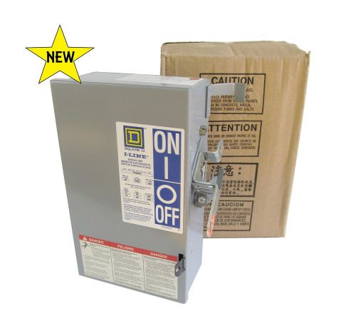*new in box* square d 30 amp 240 volt 3p4w fusible switch bus plug pq4203g for sale