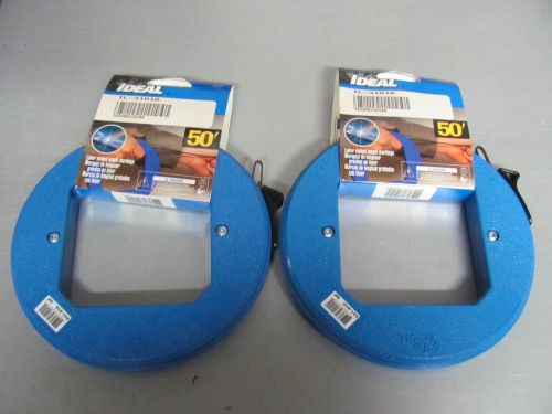 Ideal 31-010 50-ft Fish Tape With Case (31010) LOT OF 2